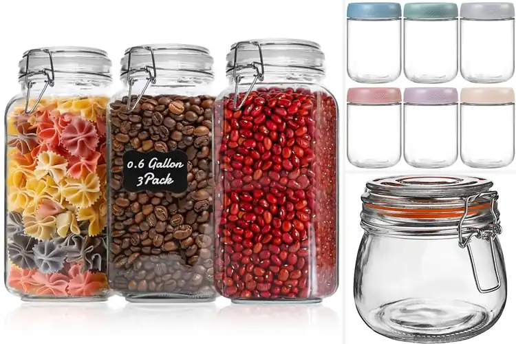 Detailed view of Best Airtight Glass Jars