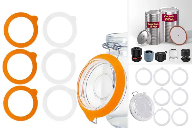 Detailed view of Best Airtight Mason Jar Seals