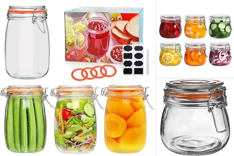 Detailed view of Best Airtight Seal Mason Jars: Keep Food Fresh & Organized