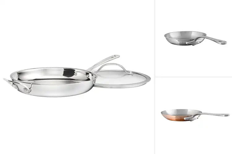 Detailed view of Best Cast Stainless Steel Handle Frying Pan