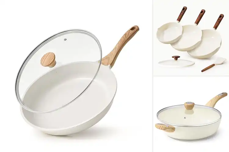 Detailed view of Best Ceramic Skillet Coatings