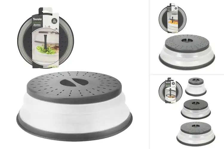 Detailed view of Best Collapsible Microwave Cover With Venting