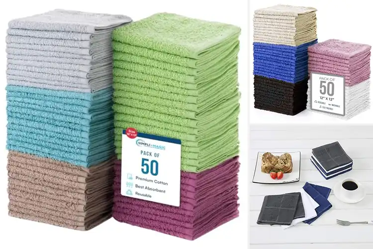 Detailed view of 10 Best Cotton Dishcloths for Effortless Cleaning