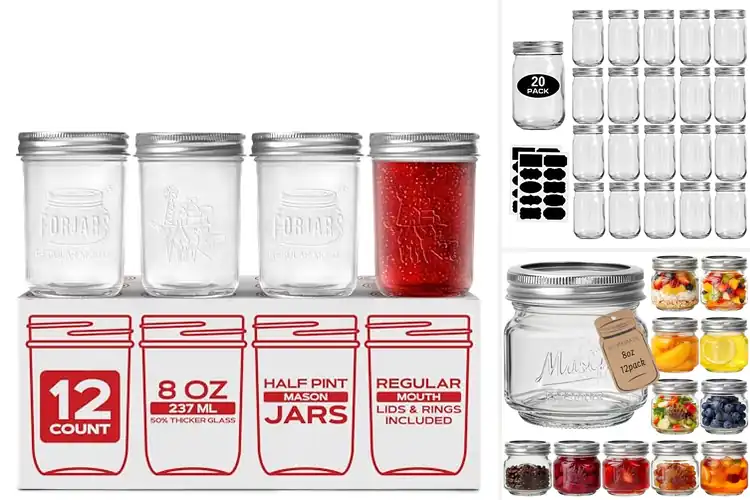Detailed view of Best Craft Mason Jars For Preserves