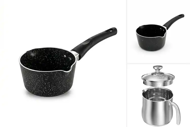 Detailed view of Best Drip Free Pouring Milk Pans