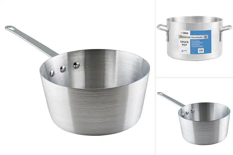 Detailed view of Best Durable Aluminum Core Sauce Pot