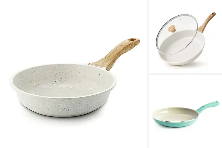 Detailed view of Best Easy Clean Ceramic Frying Pan