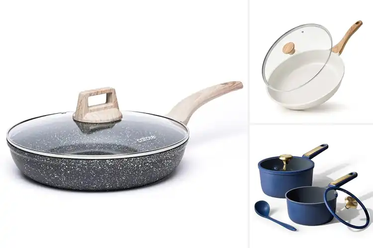 Detailed view of Best Easy Clean Nonstick Pan With Lid