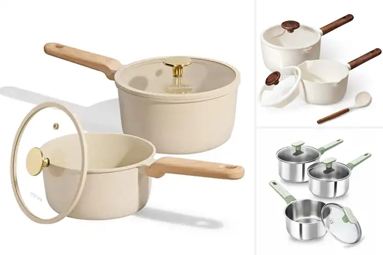 Detailed view of 10 Best Easy Clean Saucepans With No Rivets