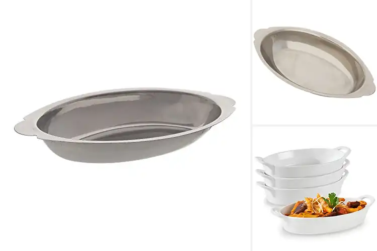 Detailed view of Best Elegant Oval Au Gratin Dish