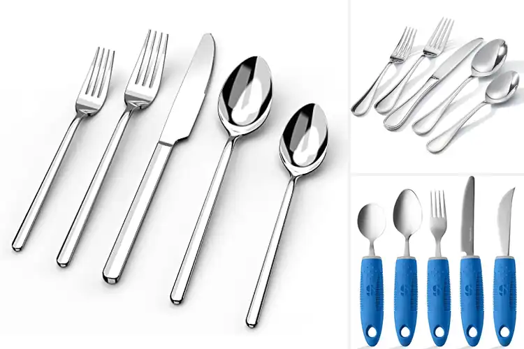 Detailed view of 10 Best Ergonomic Handle Cutlery Sets for Easy Dining