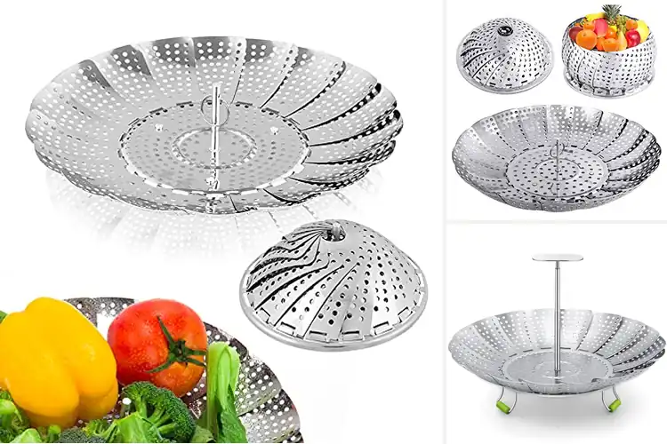 Detailed view of 10 Best Expandable Steamers: Cook Healthier, Save Space