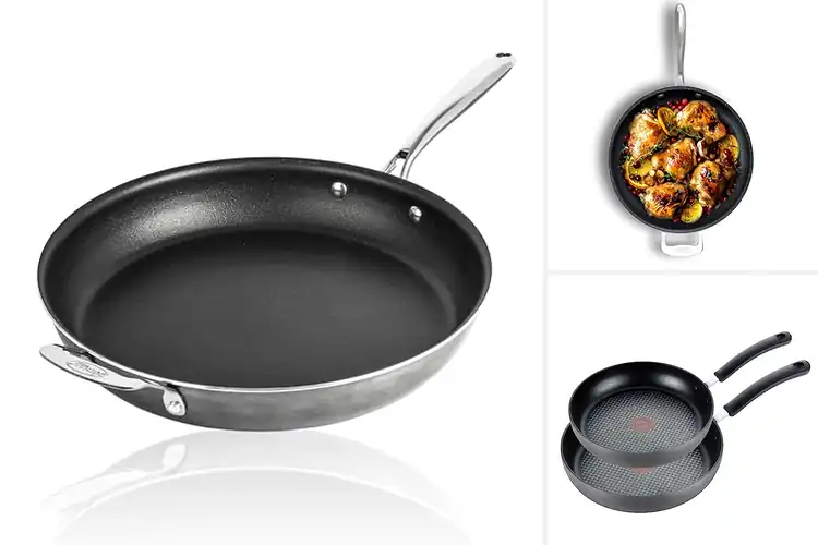 Detailed view of 10 Best Family Size Nonstick Frying Pans for Easy Big Meals