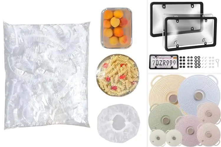 Detailed view of Best Fits Most Plates Covers: Keep Food Fresh & Protected
