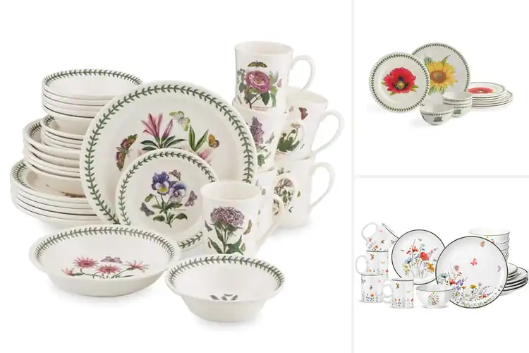 Detailed view of Best Floral Motif Dishes to Brighten Your Table Elegantly