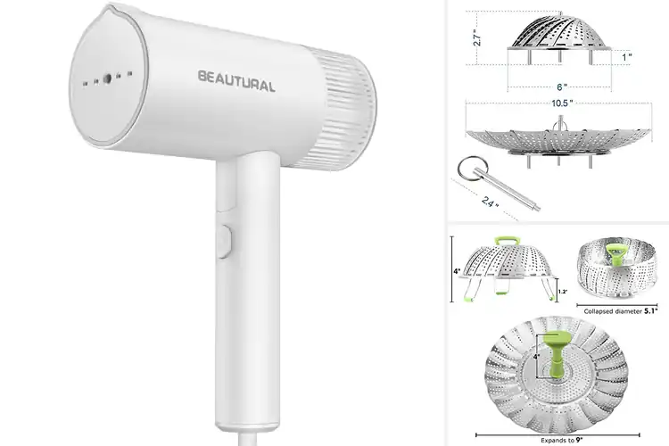 Detailed view of 10 Best Folding Steamers: Quick Wrinkle‑Free Results