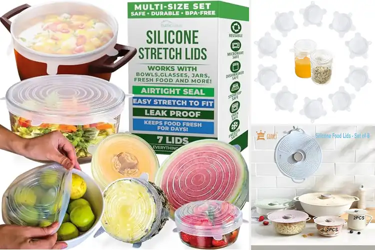 Detailed view of 10 Best Food Grade Silicone Lids: Fresh & Fun Fit