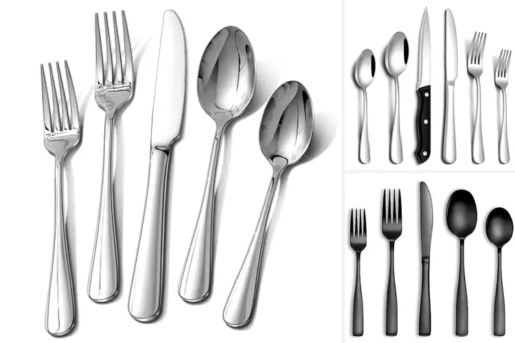 Detailed view of 10 Best Food-Grade Stainless Steel Flatware Sets for Durable Use