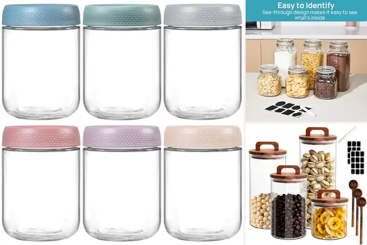 Detailed view of 10 Best Food Storage Jars: Crisp Cookies & Easy Spices