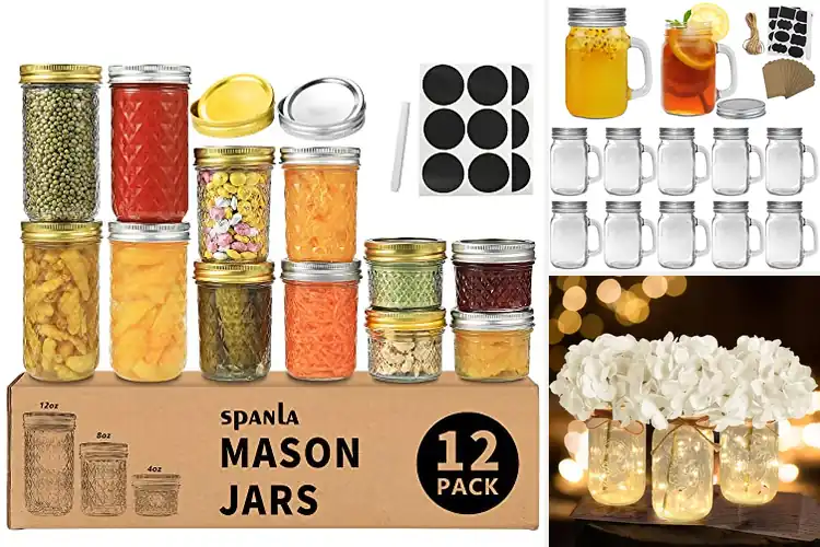 Detailed view of Best Giftable Mason Jar Sets: Stylish & Practical Gift Ideas
