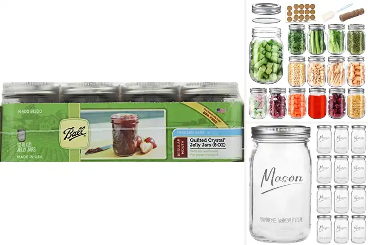 Detailed view of Best Glass Canning Jars