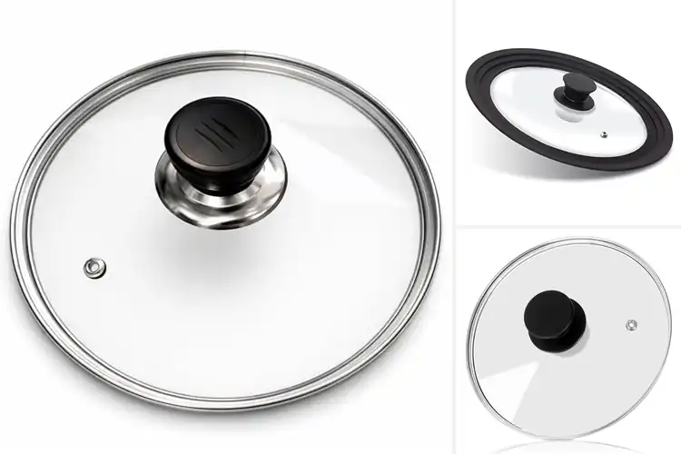 Detailed view of Best Glass Lid Covered Skillets