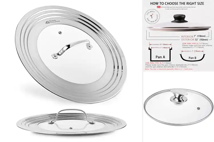 Detailed view of 10 Best Glass Lids for Sauce Pans