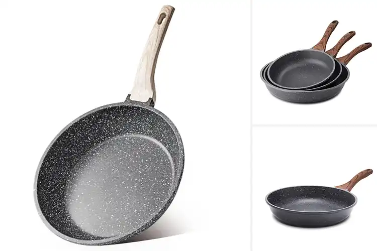 Detailed view of 10 Best Granite Coated Pans: Nonstick Bliss