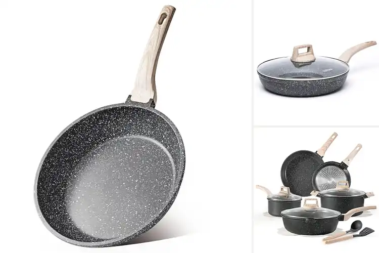 Detailed view of 10 Best Granite Nonstick Pans Cook Fast, Clean Easy – Best