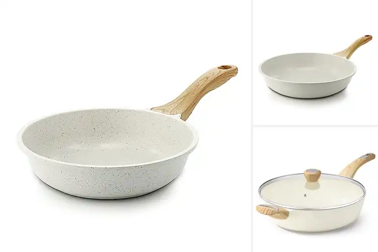 Detailed view of Best Health Ceramic Skillets: Cook & Clean Easy