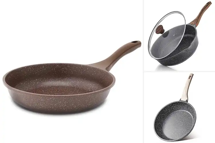 Detailed view of 10 Best Healthy Stone Cookware Frying Pans for Effortless Cooking