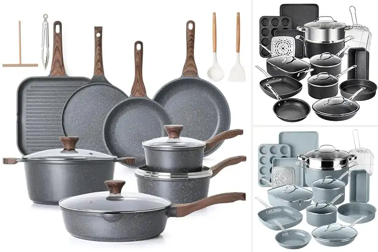Detailed view of Best Healthy Stone Cookware Sets