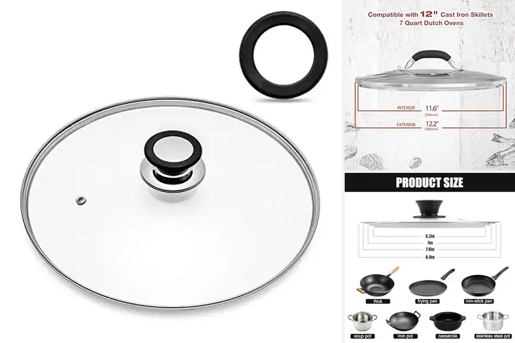 Detailed view of 10 Best Heat Resistant Handle And Tempered Glass Lid – View