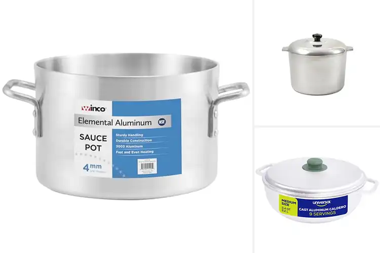 Detailed view of Best Heavy Duty Cast Aluminum Core Sauce Pot