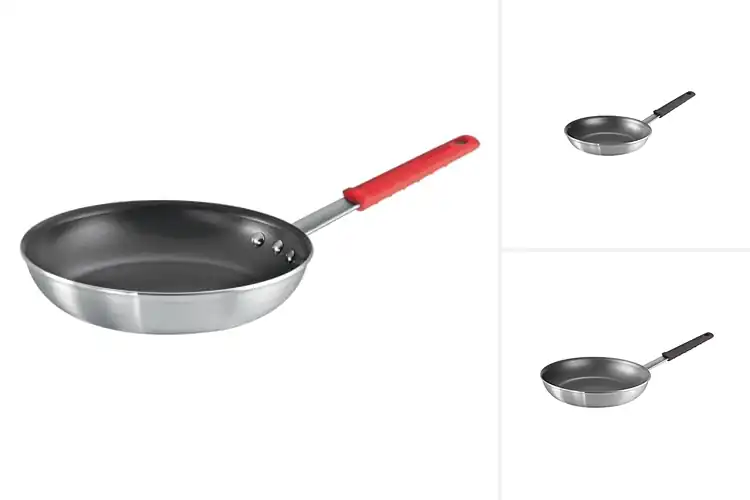 Detailed view of Best Heavy-Gauge Aluminum Skillet Durability