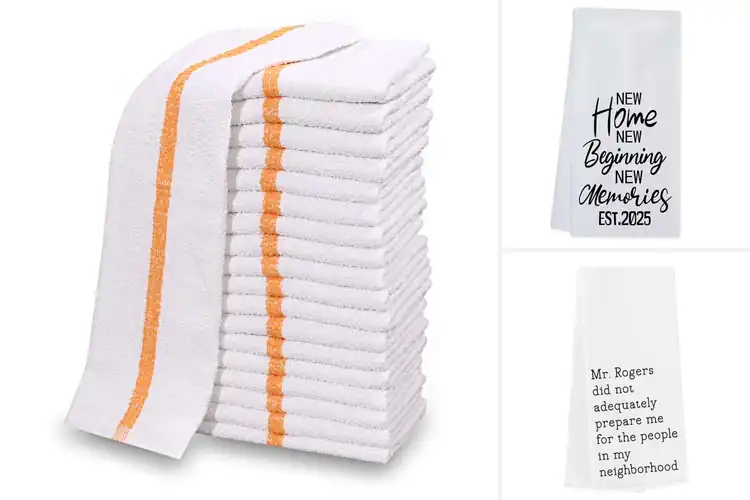 Detailed view of 10 Best Housewarming Kitchen Towels for Cozy Charm