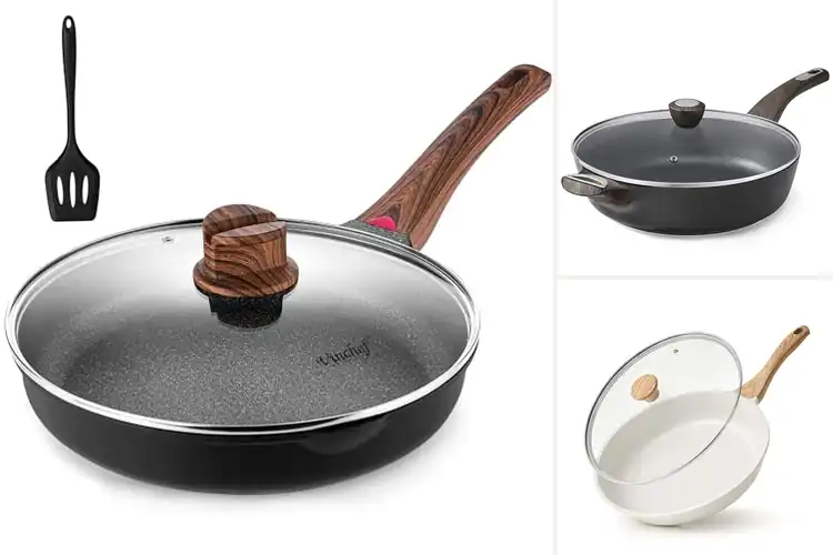 Detailed view of Best Induction Compatible Cast Aluminum Frying Pans