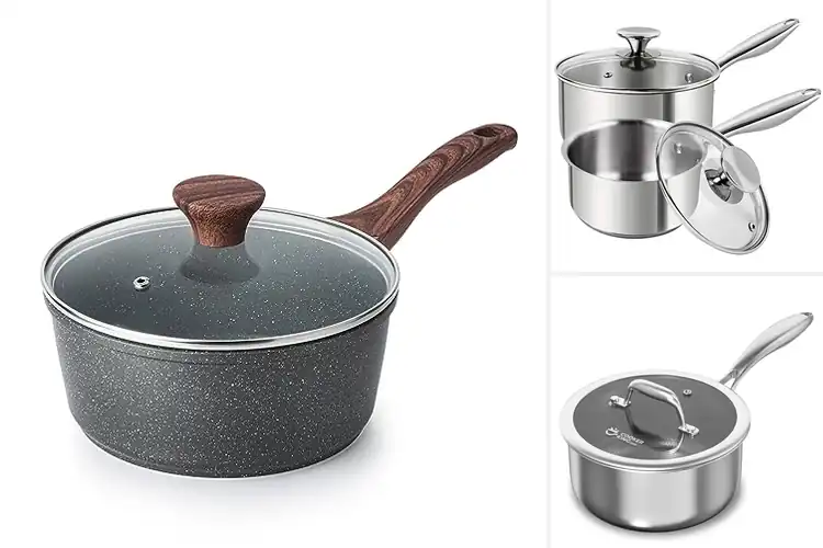 Detailed view of Best Induction Compatible Sauce Pot