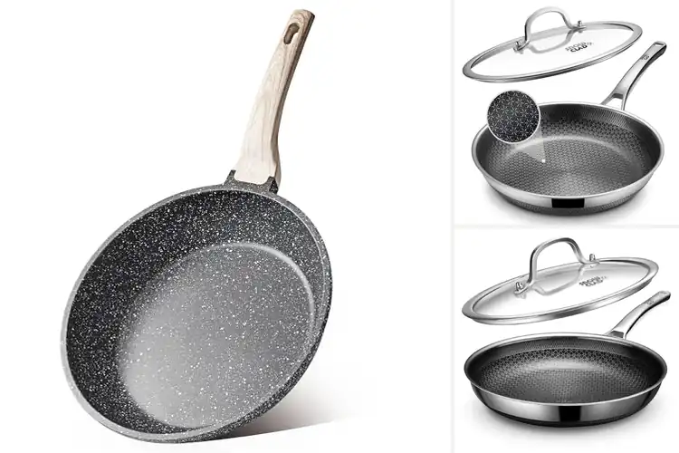Detailed view of Best Induction Compatible Skillet With Magnetic Base