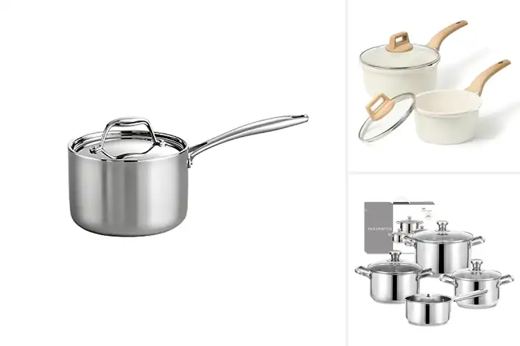 Detailed view of 10 Best Induction Ready Saucepans – Boost Heat & Flavor