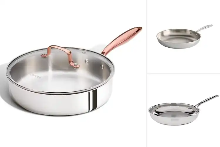 Detailed view of Best Induction Ready Skillet With Flat Heavy Bottom
