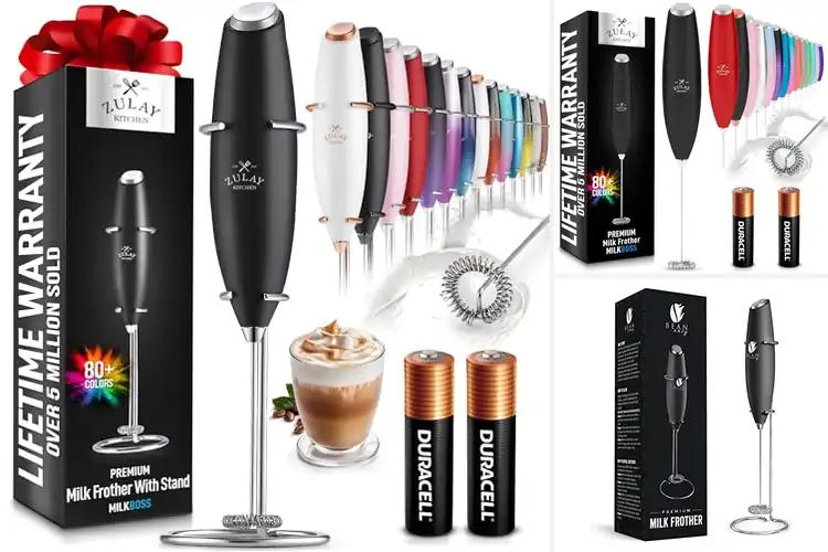 Detailed view of 10 Best Kitchen Frothers: Creamy Coffee in Seconds