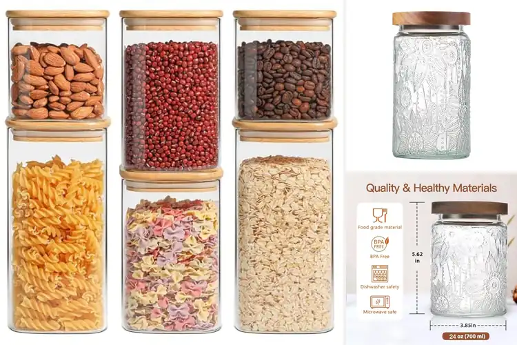 Detailed view of Best Kitchen Jars : Freshness & Style