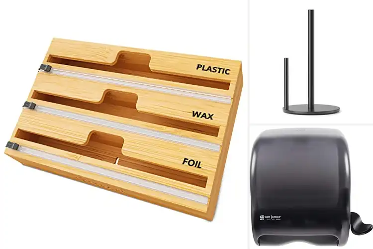 Detailed view of 10 Best Kitchen Roll Dispensers to Keep Your Counter Clutter-Free