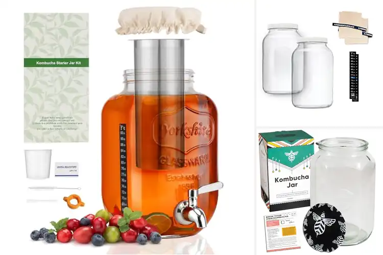 Detailed view of Best Kombucha Brewing Jars