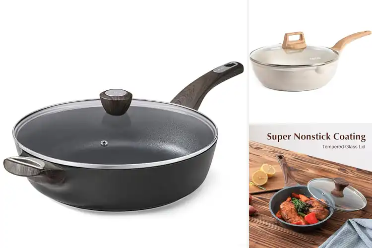 Detailed view of Best Lidded Skillet For Cooking