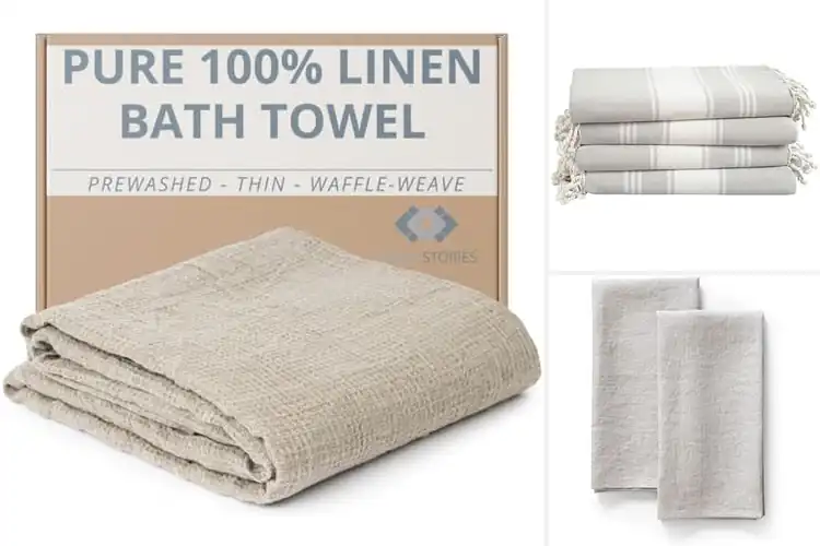Detailed view of 10 Best Linen Towels for Everyday Luxury & Comfort