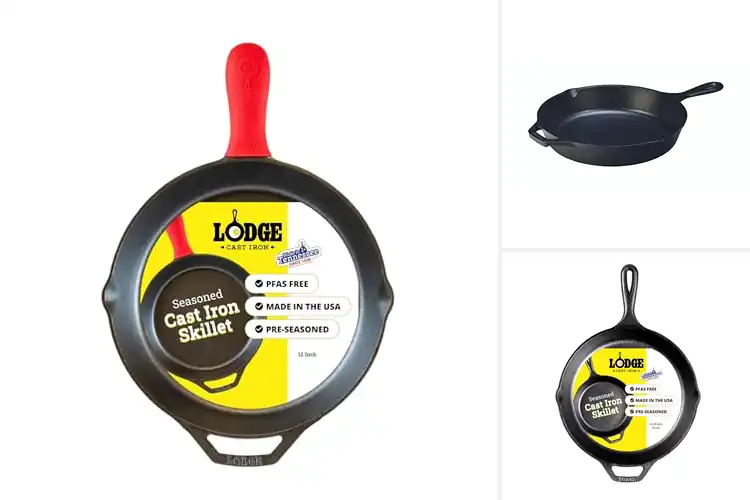 Detailed view of Best Lodge Cast Iron Skillet