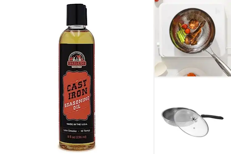 Detailed view of 10 Best Low Smoke Skillets for Healthier Cooking