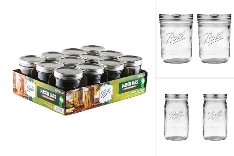 Detailed view of 10 Best Made-In-USA Mason Jars: Sturdy & Reliable